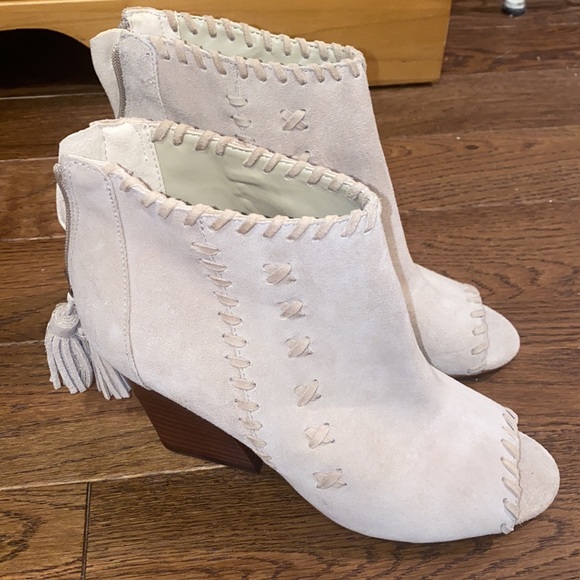 Marc Fisher Suede open toe booties size 8 - Picture 5 of 9